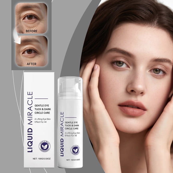 Anti Aging Eye Serum, Instant Firming Eye Serum, Instantly Visibly Reduces Under Eye Bags and Wrinkles, Fine Lines, Crow's Feet, and Dark Circles, Anti Aging Wrinkle Remover for Face, 3.53oz