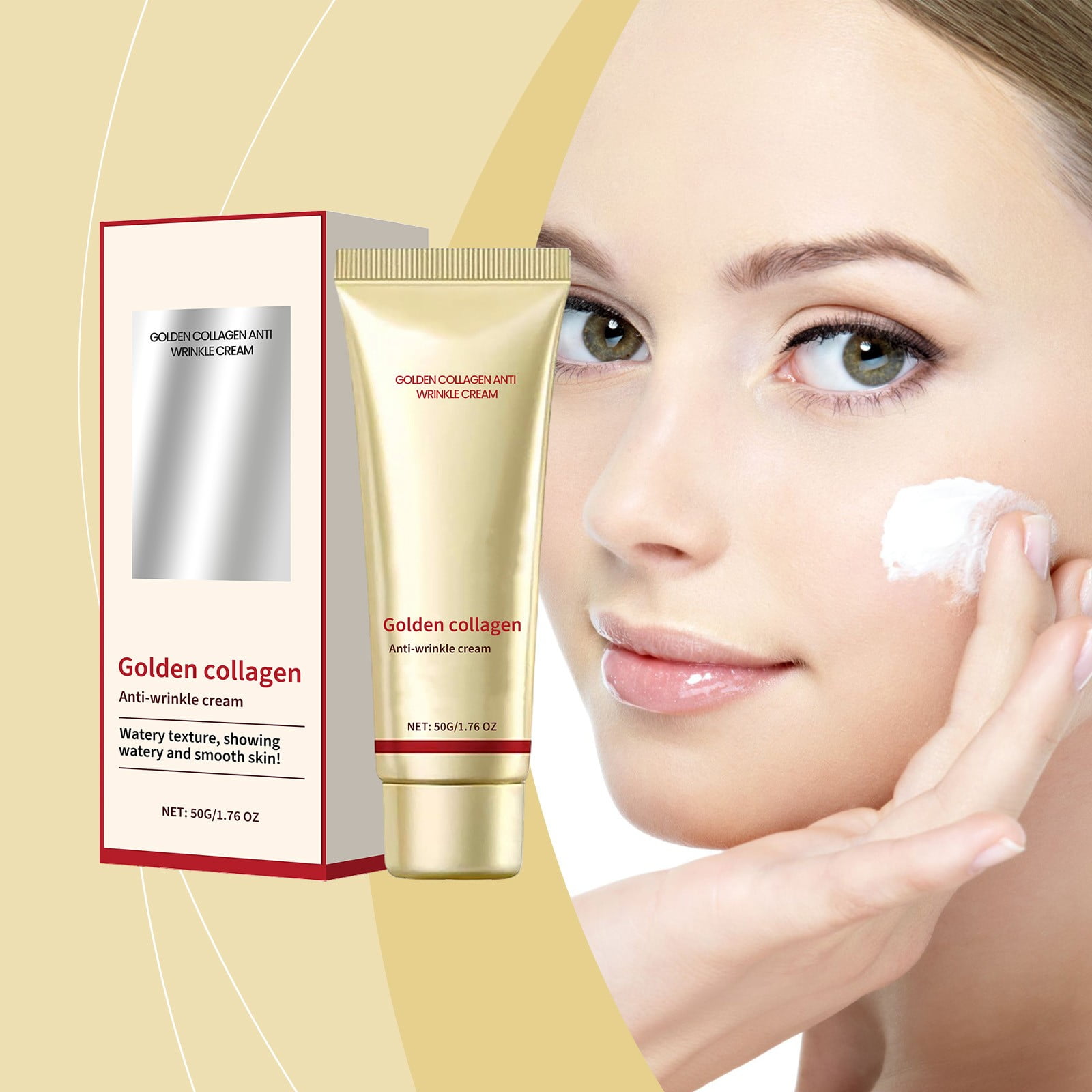 Anti-Aging Face Cream, Wrinkle Reducer, Collagen Boost, Men's Facial ...