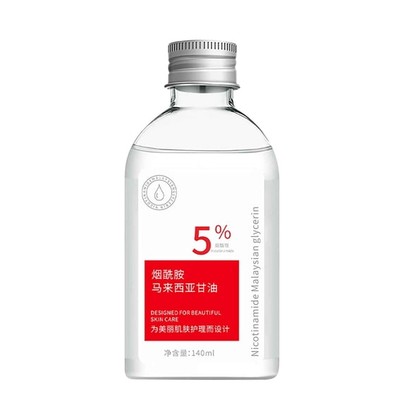 Anti-Aging Serum For Face,Yanli Niacinamide Malaysian Glycerin Moisturizing Moisturizing Brightens Face Mild And Refreshing Essence Water 140ml,White