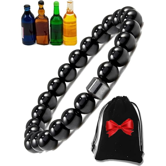 Anti Alcohol Bracelet Stylish,Anti Alcohol Bracelet, Anti Alcohol Craving Bracelet to Drink Relieve Anxiety and Stress for Men/Women