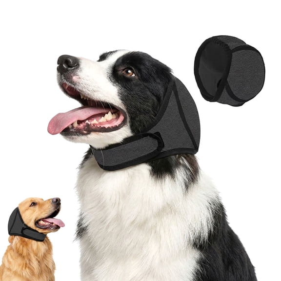 Anti-Anxiety Dog Earmuffs – Waterproof Noise Canceling Hood, Adjustable S/M/ Sizes for Small to Large Breeds(1PCS-Size S)
