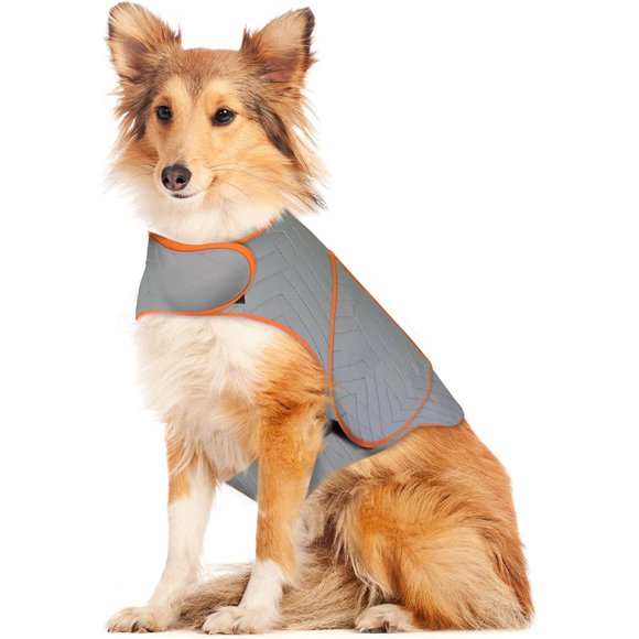 Anti Anxiety Dog Vest Calming Shirt for Thunder Fireworks and Separation | Skin-Friendly Pet Anxiety Jacket for Small Medium Large Dogs | Vet Visit Travel Stress Relief Without Medicine or Training