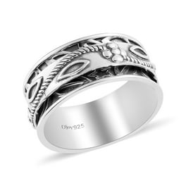 Sterling Spinner Rings - Sizes 5-14 Sterling Spinner Rings - Sizes 5-14