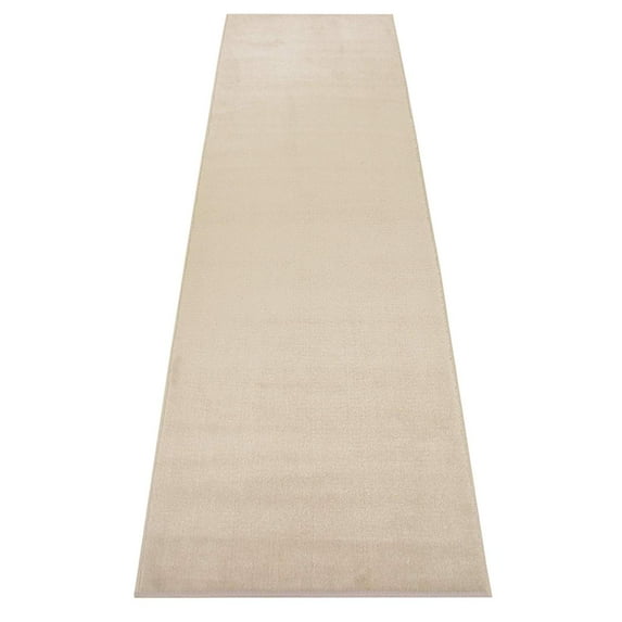 Extra-Long Soft Pile Runner Rug Skid Resistant Backing Rug Runner Solid Colors Cut to Size Roll Runner Rugs - 43 Feet x 26 Inch