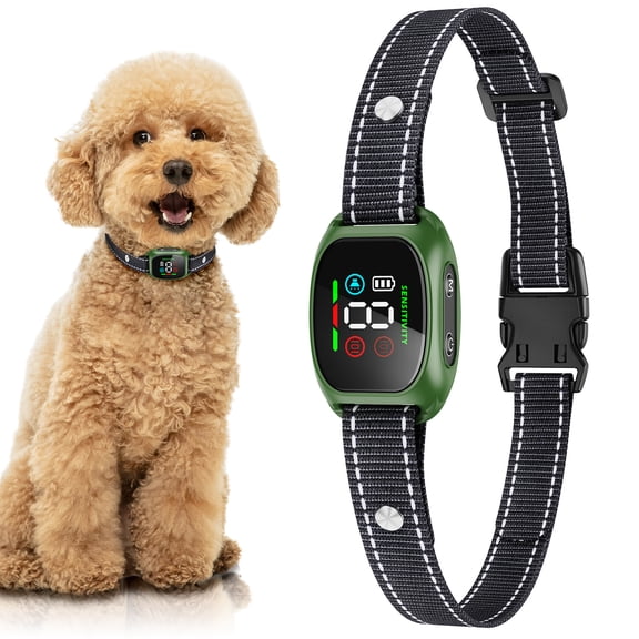 Anti Barking Collar for Small Dogs 5-18lbs, Waterproof No Shock Vibration Training Collar, 8 Sensitivity Levels with Beep(xxw)