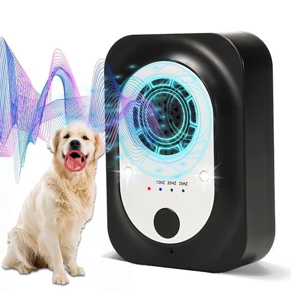 Anti Barking Device, Dog Barking Control Device with 3 Modes, Ultrasonic Dog Barking Deterrent Devices Indoor & Outdoor, Safe & Humane Dog Silencer, Bark Box Stop Neighbors Dog from Barking