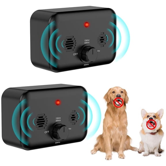 Anti Barking Device, Dog Barking Control Device with 3 Modes, Ultrasonic Dog Barking Deterrent Devices Indoor & Outdoor, Safe & Humane Dog Silencer, Bark Box Stop Neighbors Dog from Barking
