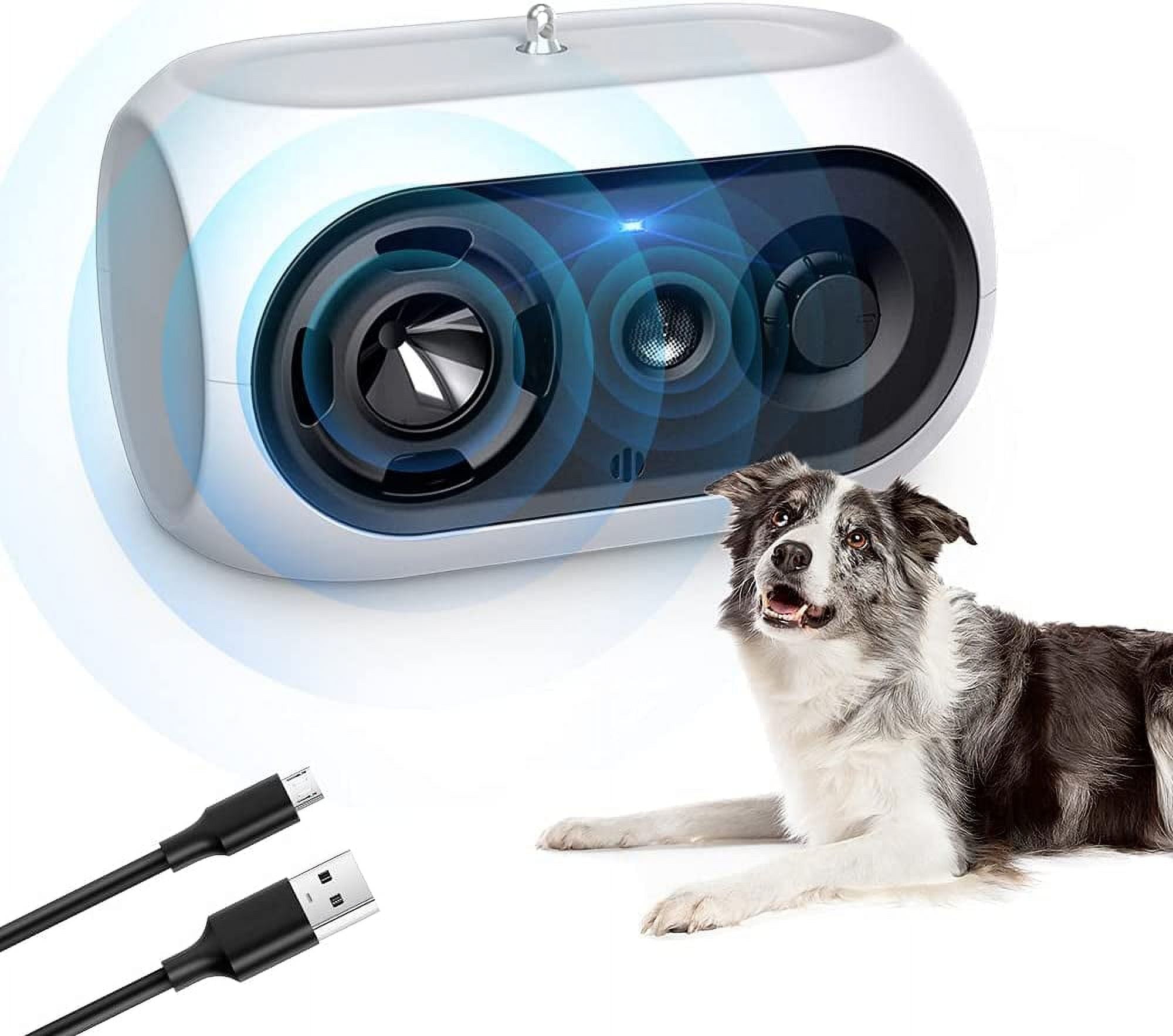 Anti Barking Device for Dogs, 3 Frequency Levels Dog Barking Control ...