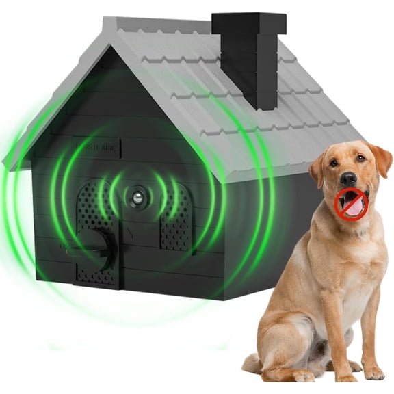 Anti Barking Device for Dogs,   Bark Deterrent Devices,  Barking Silencer up to 50 FT,  Barking Control Device, Bark Box Indoor Outdoor for Dogs  & Behavior
