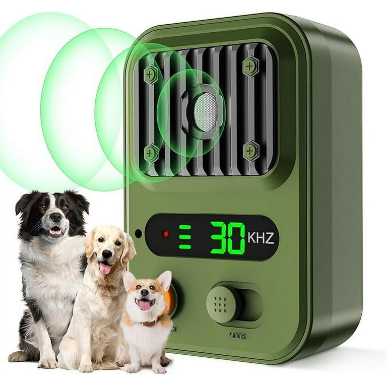 Anti Barking Device for Dogs Rechargeable Ultrasonic Deterrent Stop Barking Neighbors Dog Sonic Devices Box Silencer for Indoor Outdoor Small Medium Large Dog Training Control Barks No More Walmart ...