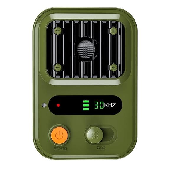 Anti Barking Device for Dogs, Rechargeable Ultrasonic Dog Control Devices Up to 50 Ft Range with 3 Modes,Silencer Sonic Barking Deterrent Indoor/Outdoor Safe for Dog & People green