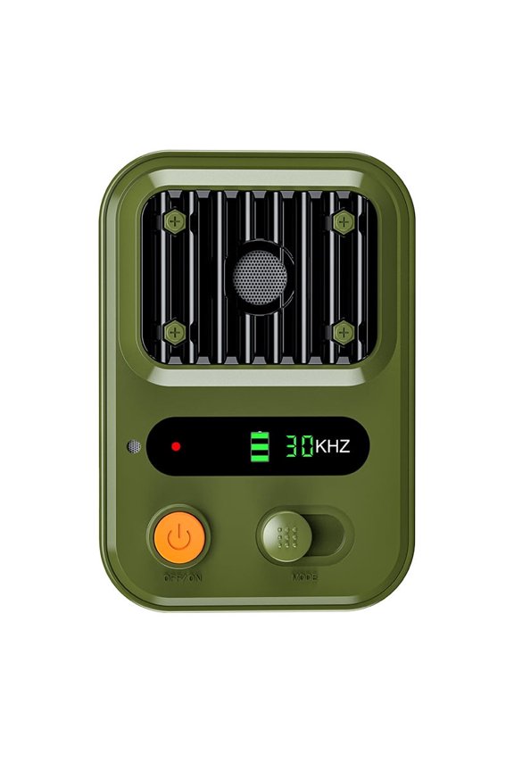 Anti Barking Device for Dogs, Rechargeable Ultrasonic Dog Control Devices Up to 50 Ft Range with 3 Modes,Silencer Sonic Barking Deterrent Indoor/Outdoor Safe for Dog & People green