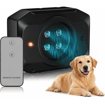 Anti Barking Device, 3 Modes Ultrasonic Bark Box Stop Neighbors Dog Barks, Dog Bark Deterrent Device Long Range 50 Ft, Behavior Corrector for Indoor & Outdoor Use