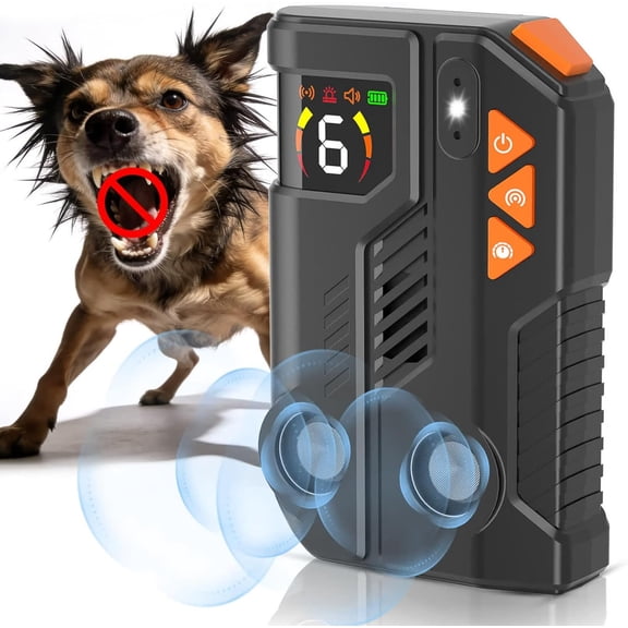 Anti Barking Device for Dogs,Ultrasonic Dog Bark Deterrent Device with Stop Dog Barks - Dog Barking Stopper, Bark Box, Barking Control Devices for Dog Training in Outdoor/Indoor