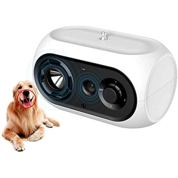 Anti Barking Device, Ultrasonic Sonic Bark Deterrents, Dog Training Stopping Barking Device with 3 Adjustable Level, Sonic Bark Deterrents for Dogs