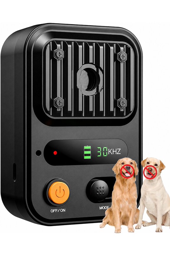 Anti Barking Device, Rechargeable Ultrasonic Dog Bark Control Box with 3 Modes, 50FT Deterrent for Indoor & Outdoor Use