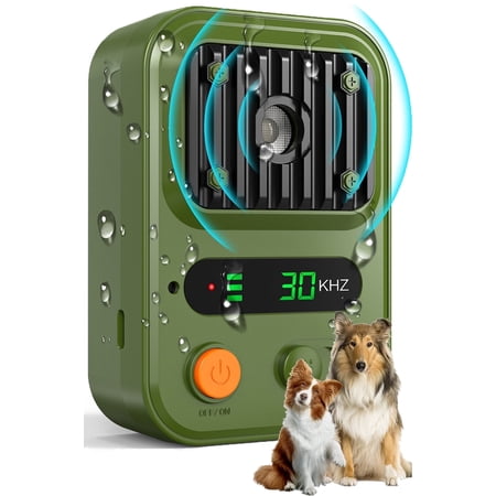 Anti Barking Devices, FETERVIC Auto Dog Bark Control Devices with 3 Modes, Rechargeable Ultrasonic Bark Box Dog Bark Deterrent Devices for Indoor & Outdoor
