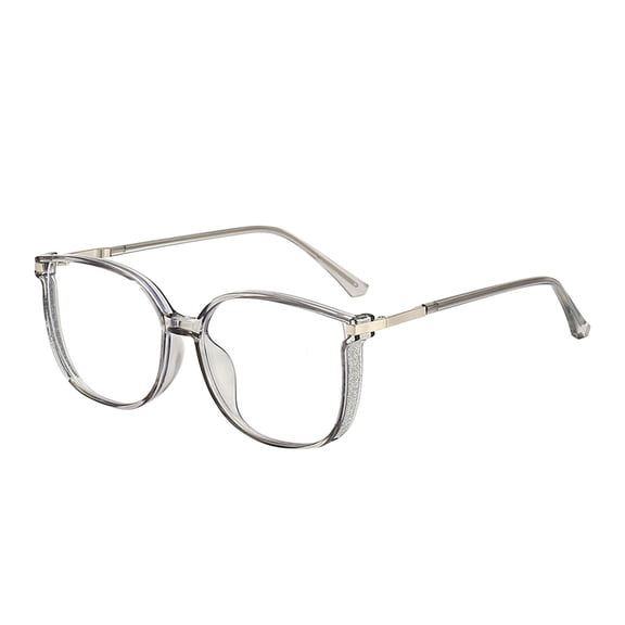 Anti Blue Light Glasses Computer Users and Screen Time, Women's Reading Glasses Blue Light Filter, Portable Bifocal Eyewear Scratch Resistant Lens and Nano Coating in Transparent Gray