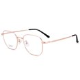 thumbnail image 1 of Anti-Blue Light & Radiation Shield Flat Lenses Titanium-built, Stylish Personality Glasses, 1 of 5