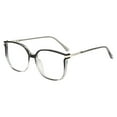 thumbnail image 1 of Anti Blue Light Reading Glasses 5.3 Inch 100 Degree Portable Fashion Eyeglasses, Lightweight Blue Blocker Glasses for Computer TV and Reading, Reading Glasses, Grey, 1 of 3