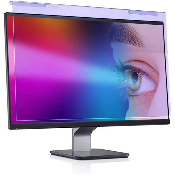 Anti Blue Light Screen Filter for 20 21.5 22 inch, Universal Widescreen Desktop PC Monitor Panel Reduces Eyes Strain & Scratch Resistant Protection Filter Hanging Type