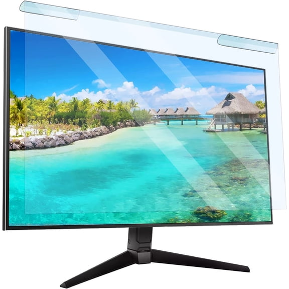 Anti Blue Light Screen Filter, Universal Blue Light Blocking Screen Protector Panel for 23, 23.6, 23.8, 24 inches Diagonal Desktop Computer LED PC Monitor- Widescreen Monitor Frame Hanging Type