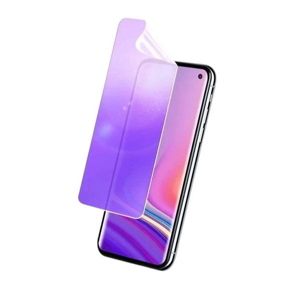 Anti-Blue Light Screen Protector Compatible With Sam S10 Plus Hydrogel Full Cover