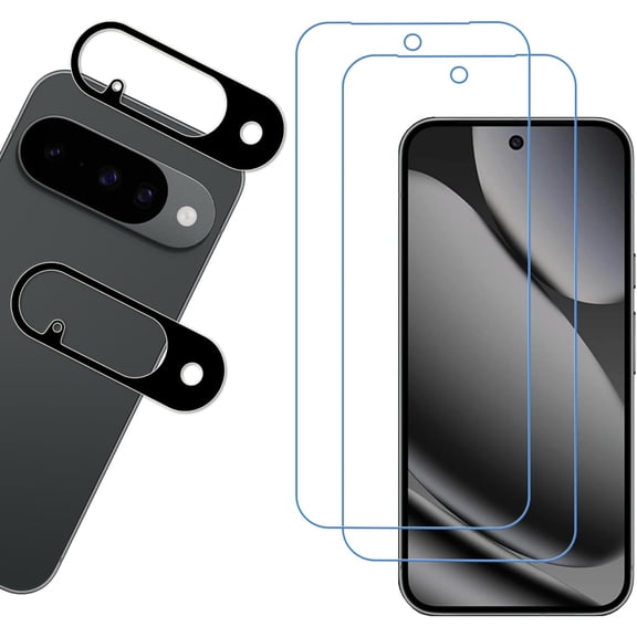 Anti Blue Light Screen Protector For Google Pixel 10 Tempered Glass Film 2-Pack with Camera Lens Protector 2-Pack