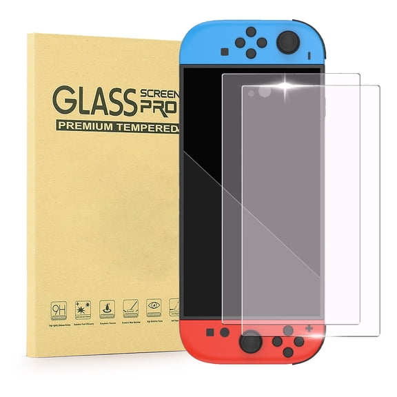 Anti-Blue Light Tempered Glass Screen Protector for Nintendo Switch - 9H Hardness