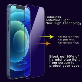 Anti Blue Light Tempered Glass Screen Protector for iPhone 11/11Pro Max, 9H Hardness HD Clear Anti Fingerprint Bubble Free Eye Protection Film