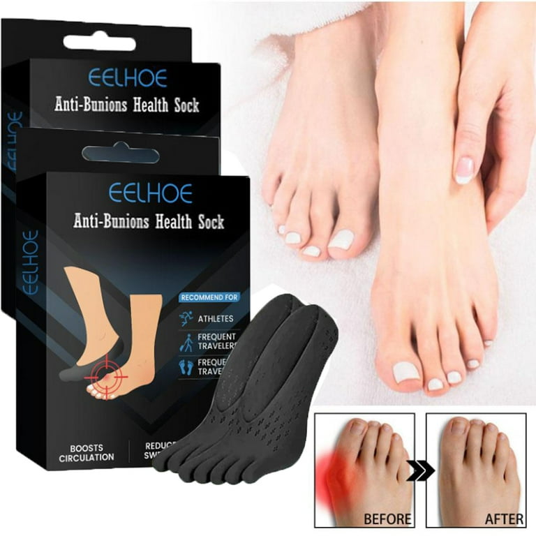 Anti Bunions Health Socks Bunions Relief Socks Orthopedic Compressing Sock Women Toe Socks Breathable Five Finger Split Toe Socks