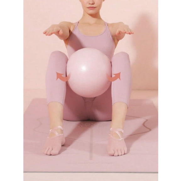 Anti-Burst Mini Pilates Exercise Ball, Small Soft Yoga Ball for Core Training, Postpartum Pelvic Floor Recovery & Home Workout