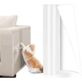 thumbnail image 1 of Anti Cat Scratch Furniture Protector, 11.8in × 196.8in Couch Protector from Cat Claws, Self-Adhesive Cat Furniture Protector, Couch Cat Scratch Protector, Clear Cat Tape for Furniture for Door Walls, 1 of 7