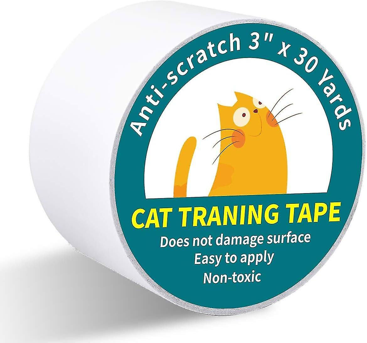 Anti Cat Scratch Tape, 3 Inches X 30 Yards Cat Training Tape, 100