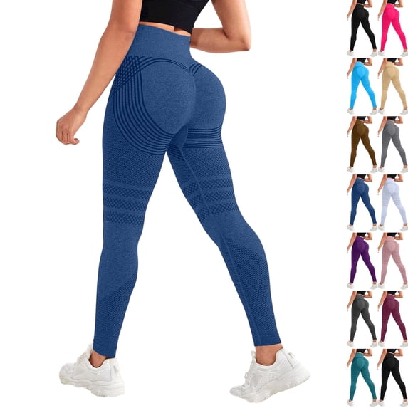 Anti Cellulite 3D Leggings for Women Butt Lifting Tummy Control High Waisted Compression Resistance Band Yoga Pants 2026 Dark Blue S