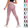 thumbnail image 1 of Anti Cellulite 3D Leggings for Women Butt Lifting Tummy Control High Waisted Compression Resistance Band Yoga Pants Pink S, 1 of 6