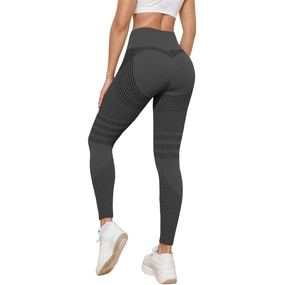Anti Cellulite Leggings, 3D Compression High Waisted Butt Lifting Yoga Pants, Breathable Stretch Opaque Workout Tights with Tummy Control for Women