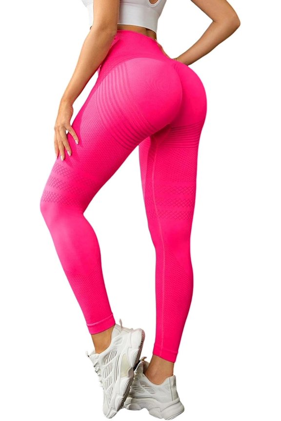 Anti Cellulite Leggings, 3D Compression High Waisted Butt Lifting Yoga Pants, Breathable Stretch Opaque Workout Tights with Tummy Control  for Women