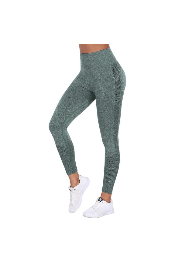 Anti Cellulite Leggings for Women Anti Cellulite Leggings Fitness Sport Pants Full Length Buttery Soft Yoga Pants High Waisted Butt Lift Booty Workout Tights Booty Butt Lifting Leggings Green L