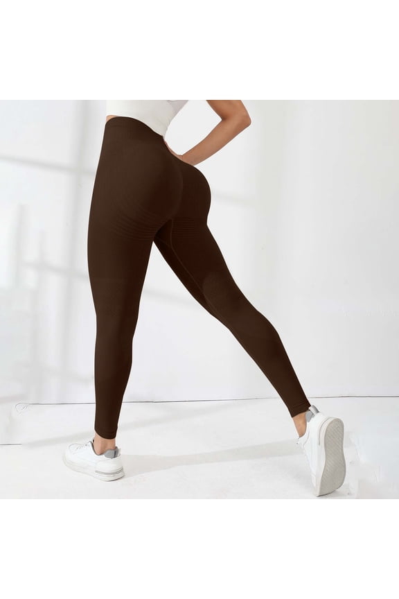 Anti Cellulite Leggings for Women No Curling Lift Pants Tummy Control Compression Pants Butt Lift Booty Workout Tights Pants for Workout Running Athletic 3D Anti Cellulite Leggings for Women S