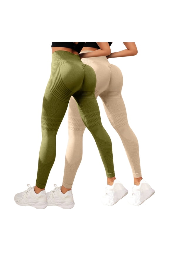 Anti Cellulite Leggings for Women Resistance Band Tummy Shaping Pants Scrunch Butt Lifting Leggings Butt Lift Booty Workout Tights High Waisted Leggings Scrunch Butt Compression Legging Beige M