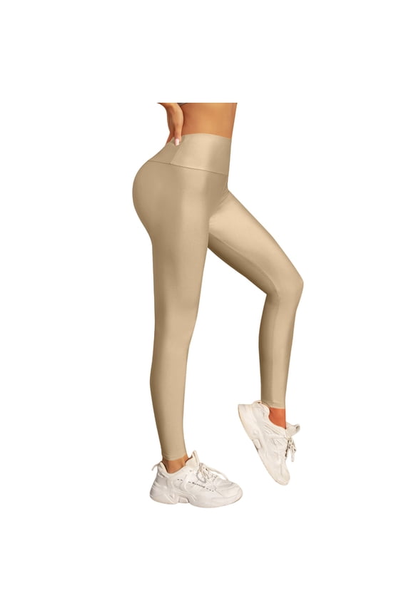 Anti Cellulite Leggings for Women Sculpting Yoga Fitness Pants Workout Yoga Pants Fitness Sport Pants 3D Anti Cellulite Leggings for Women 3D Gym Leggings for Women Lightweight Slim Fit Pants Khaki S