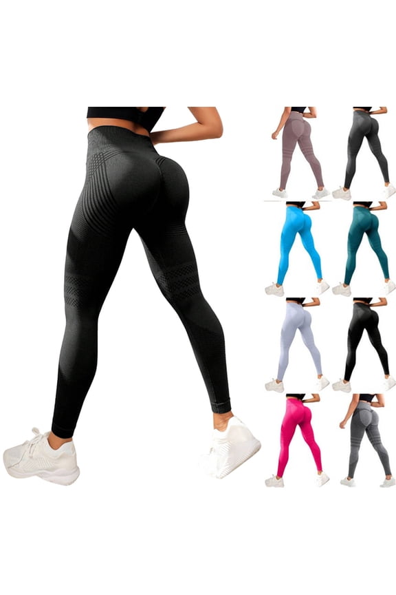 Anti Cellulite Leggings for Women, 3D Butt Lifting, Tummy Control, Compression, Breathable Yoga & Workout Pants Black 4XL