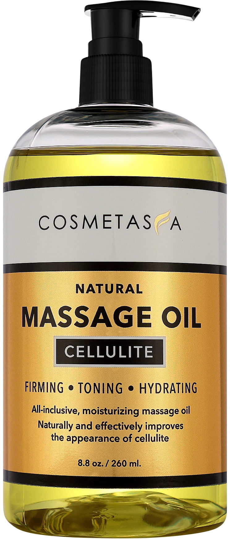 Anti Cellulite Massage Oil - 100% Natural Cellulite Treatment, Deeply  Penetrates Skin to Break Down Fat Tissue- Firms, Tones, Tightens &  Moisturizes