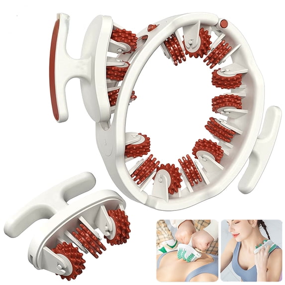 Anti Cellulite Roller Massager Removable Fascia Release Lymphatic Drainage Massage Roller for Reduce Cellulite, Relieve Muscle Soreness, Promote Blood Circulation, Skin Tightening