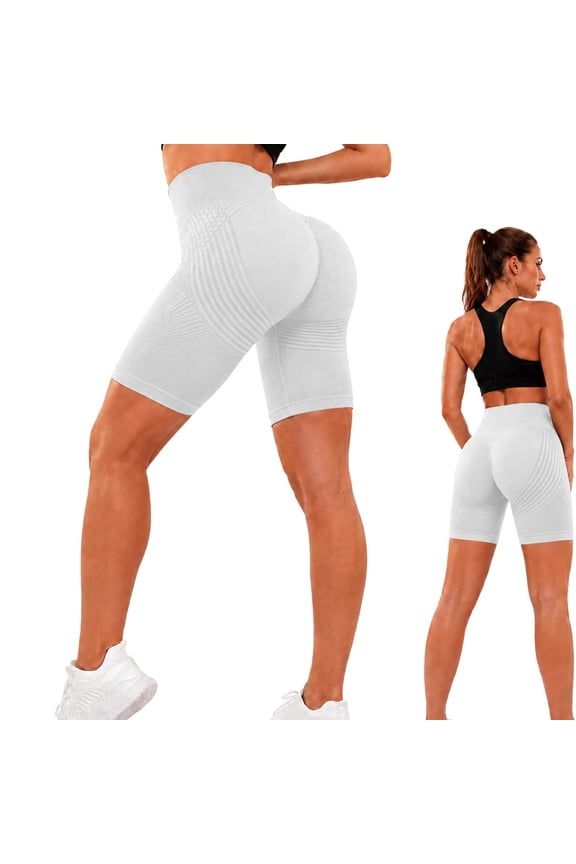 Anti Cellulite Shorts for Women, High Waisted Compression Workout Shorts for Gym and Yoga