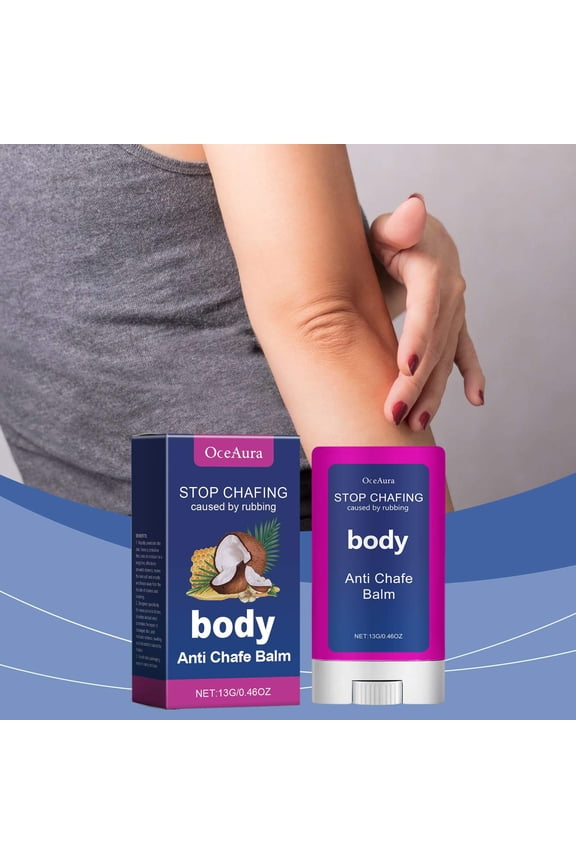 Anti Chafe Balm | Chafing Stick with Added Emollients | Great for Dry, Sensitive Skin and/Or Sensitive Areas | Use On Chest, Bra, Butt, Groin, Arm, And Thigh Chafing