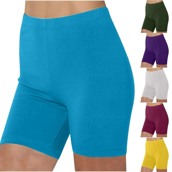 Anti Chafing Shorts for Women Under Dress, Slip Underwear Bike Shorts High Waist Comfortable Yoga Shorts Boyshort