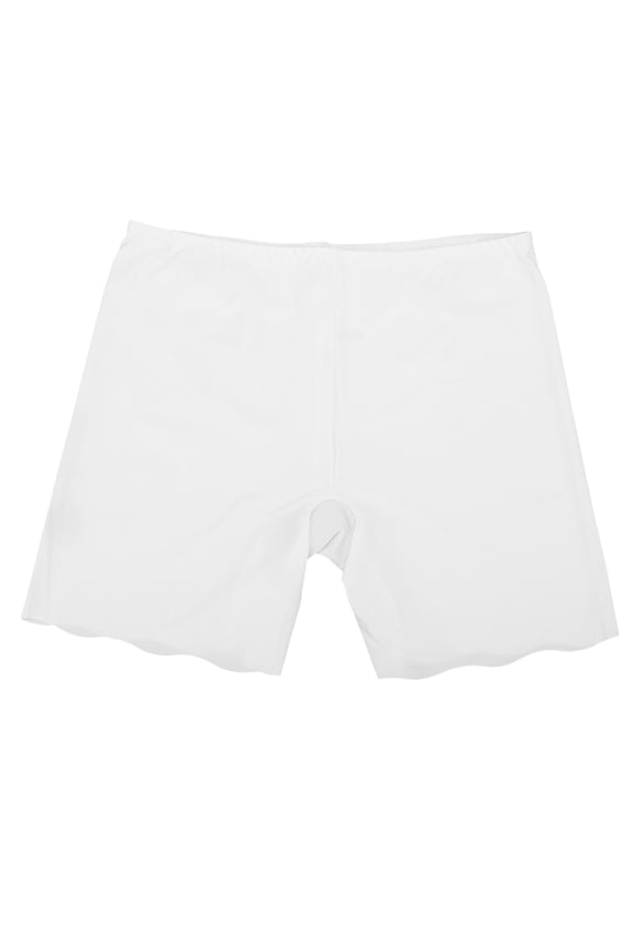Anti-Chafing Slip Shorts, Breathable Stretchy Under Dresses Underwear Under Dress Shorts Lightweight Women Slip Shorts For Women Leggings For Under Dress White M