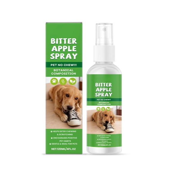 Anti Chew Spray for Pets 4 oz, Mild Bitter formula to Help Pet Behave, Stops Destructive Chewing and Biting